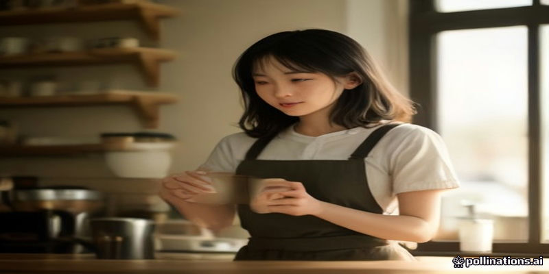 카페 바리스타 유니폼, 앞치마 하나로 분위기가 바뀝니다