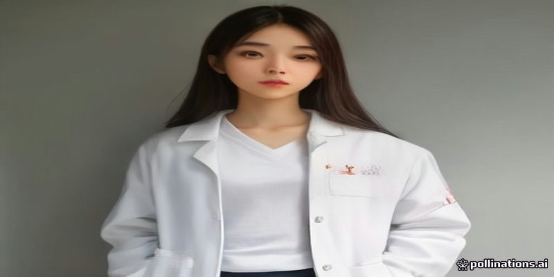 흰 가운의 주머니와 이름 자수